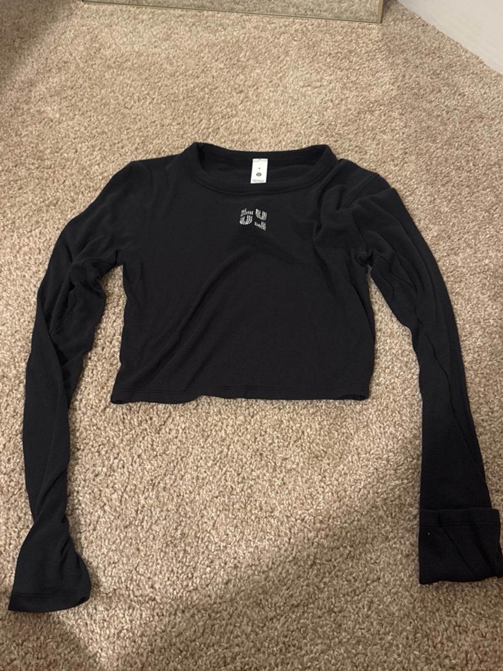 lululemon long sleeve cropped top